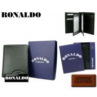 Meeste rahakott 0800-DL Black, RONALDO, Nahast rahakotid